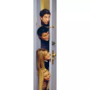Закладка с резинкой. Friends