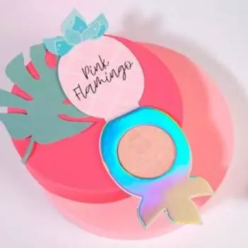 Запечённый хайлайтер для естественного сияния кожи Flamingo Gloss