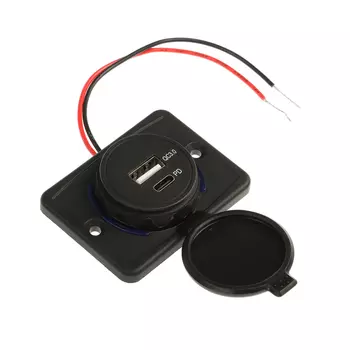 Зарядное устройство Cartage, USB, 3,0 А, 5 В, Type-c, провод 15 см