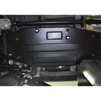 Защита топливного бака АвтоБРОНЯ для Geely Atlas (V - 2.0; 2.4) 2018-н.в., сталь 1.8 мм, с крепежом, 111.01915.1