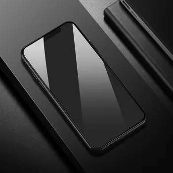 Защитное стекло Borofone для iPhone 13 /13 Pro/14, анти отпечатки, 0.33 мм, 9H, черная рамка