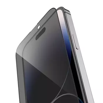 Защитное стекло Hoco, для iPhone 14 Pro Max, антишпион, полный клей, 0.33 мм, 9 H