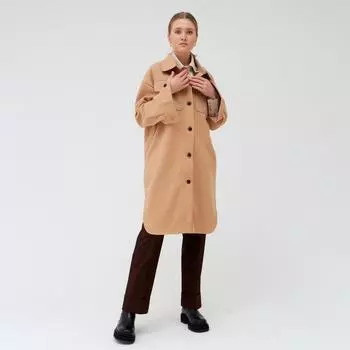 Жакет удлинённый женский MINAKU цвет бежевый, р-р 44