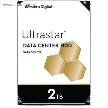 Жесткий диск WD Original Ultrastar DC HA210, 2Тб, SATA-III, 3.5"