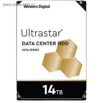 Жесткий диск WD Original Ultrastar DC HC530, 14Тб, SATA-III, 3.5"