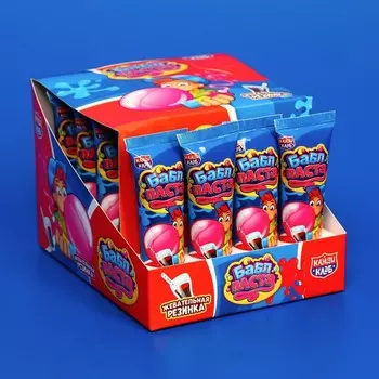 Жевательная резинка Bubble паста со вкусом колы, 20 г