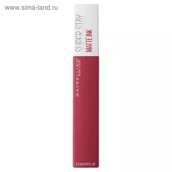 Жидкая губная помада Maybelline Super Stay Matte Ink, матовая, тон №80 Властитель