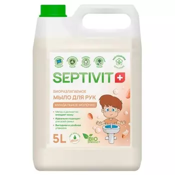 Жидкое мыло SEPTIVIT «Миндальное Молочко», 5 л