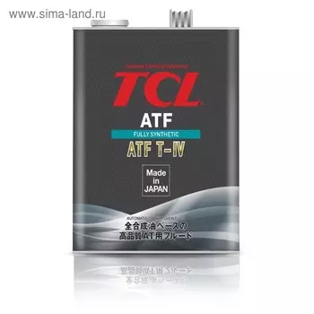 Жидкость для АКПП TCL ATF TYPE T-IV, 4л