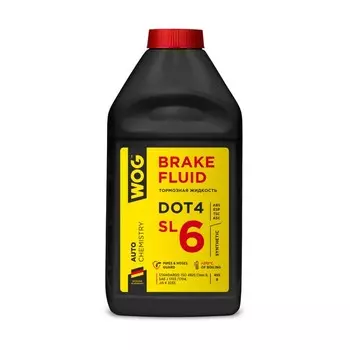 Жидкость тормозная WOG DOT-6, 455 г
