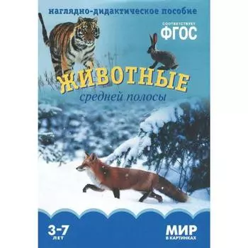 Животные средней полосы. Наглядно - дидактическое пособие