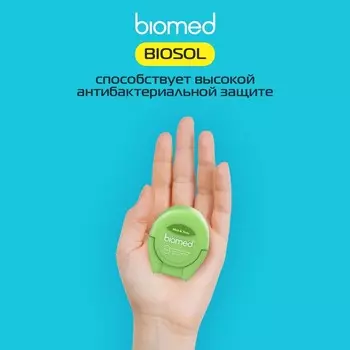 Зубная нить BioMed "Мята и юдзу", 50 м