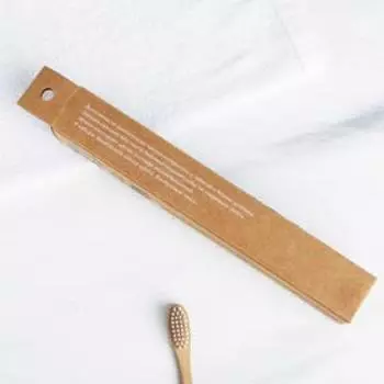 Зубная щетка в бамбуковом чехле «Яркая звезда», 3,1 × 24,1 × 3,1 см