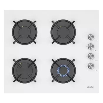 Газовая варочная панель Simfer H60K40C000 (газ-контроль, газ на стекле)