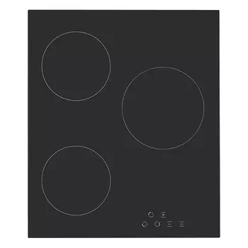 Электрическая варочная панель Simfer H45D13B011 (9 уровней мощности, индикация остаточного тепла, черное стекло)