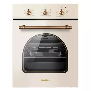 Электрический духовой шкаф Simfer B4EO16017, 5 режимов работы, конвекция