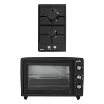 Комплект встраиваемой бытовой техники Simfer S33B420, варочная панель и настольный духовой шкаф