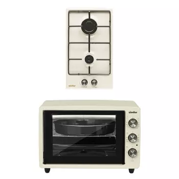 Комплект встраиваемой бытовой техники Simfer S33R420, варочная панель и настольный духовой шкаф