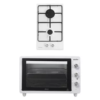 Комплект встраиваемой бытовой техники Simfer S33W420, варочная панель и настольный духовой шкаф
