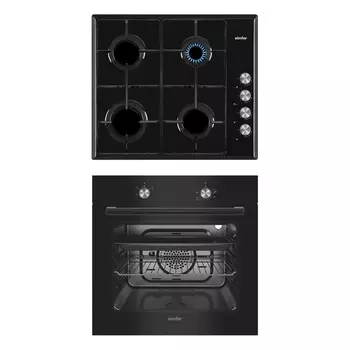 Комплект встраиваемой бытовой техники Simfer S64B470, варочная панель и духовой шкаф