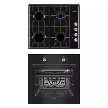 Комплект встраиваемой бытовой техники Simfer S64B471, варочная панель и духовой шкаф