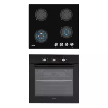 Комплект встраиваемой бытовой техники Simfer S68B571, варочная панель и духовой шкаф