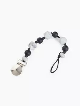 Держатель с металлической прищепкой, Happy Baby, marble