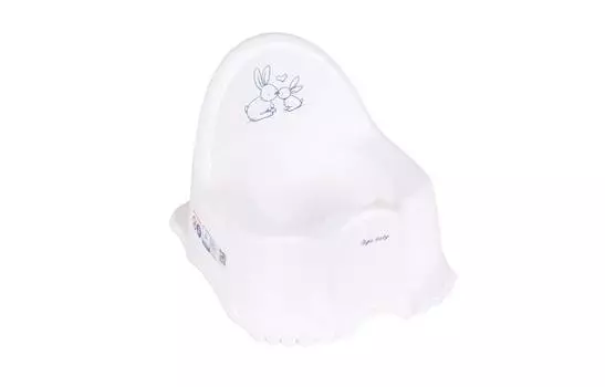 Горшок, Tega, КРОЛИКИ, музыкальный, белый