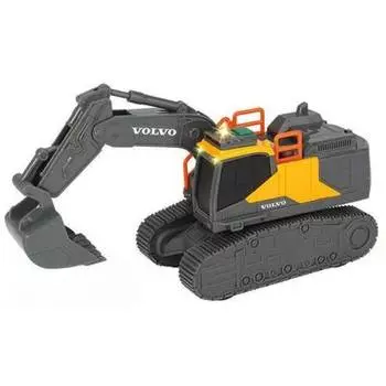 Гусеничный экскаватор, Dickie, Volvo, со светом и звуком, 23см