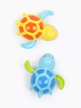 Игрушка для ванной, Happy Baby, SWIMMING TURTLES, blue&amp; yellow