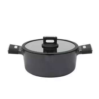 Кастрюля с крышкой, RESTO, 24см, 4,3л, 93135