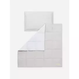 Комплект одеяло и наволочка, Happy Baby, grey&amp; white, 87533