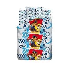 Комплект постельного белья, 1,5сп, Непоседа, Щенячий патруль, Щенки наготове, рис.8952-1/8786-3, 50х70см