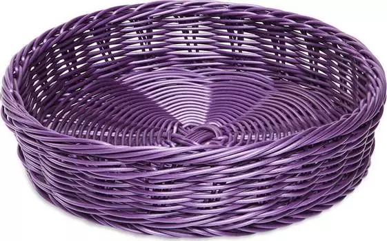 Корзинка круглая, DOSH | HOME, VESTA, 24см, фиолетовая