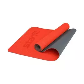 Коврик для фитнеса, STARFIT, FM-202 TPE, перфорированный, 173x61x0,5см, ярко-красный