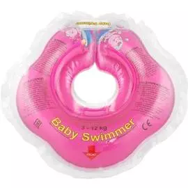 Круг, Baby Swimmer, полуцвет, розовый, BS02P