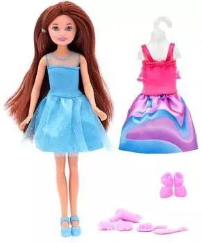 Кукла, Funky toys, Мила со сменным платьем и аксессуарами
