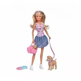 Кукла, Simba, Прогулка, Штеффи с питомцами