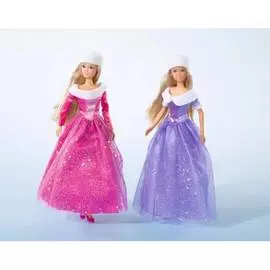 Кукла, Simba, Штеффи в блестящем зимнем наряде