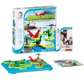 Логическая игра, Bondibon, Динозавры, Таинственные острова