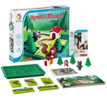 Логическая игра, Bondibon, Красная Шапочка и серый волк