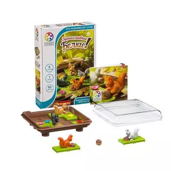 Логическая игра, Bondibon, Запасливые белки