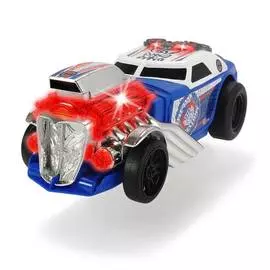 Машинка, Dickie, Демон скорости моторизированная, синяя, со светом и звуком, 25см