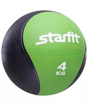 Медбол, STARFIT, Pro GB-702, 4кг, зеленый