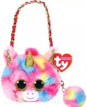 Мини-сумочка, TY, Фантазия, единорог разноцветная