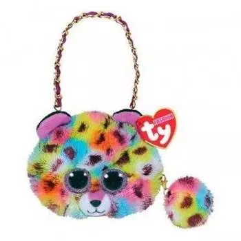 Мини-сумочка, TY, Жизель, леопард