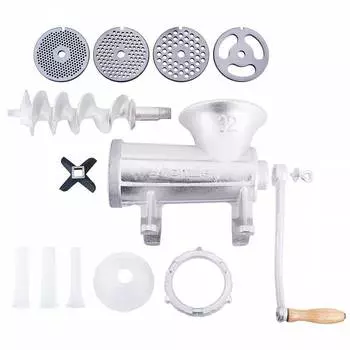 Мясорубка ручная чугунная, Kamille, 31х15х20,5см, 6527