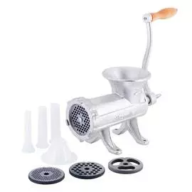 Мясорубка ручная, Kamille, чугунная, 25х12х18,5см, 6525