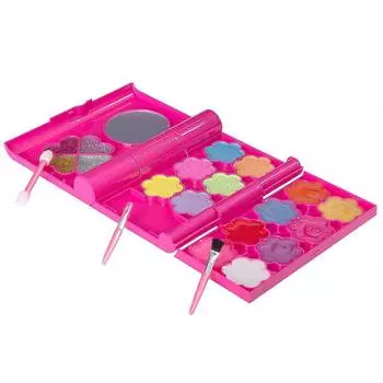 Набор детской декоративной косметики, Bondibon, Eva Moda, косметичка прямоугольная, 34х18х3см