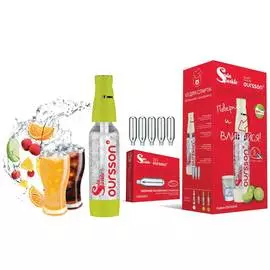 Набор для домашней газировки, Oursson, Зеленое яблоко, OS1005SK/GA